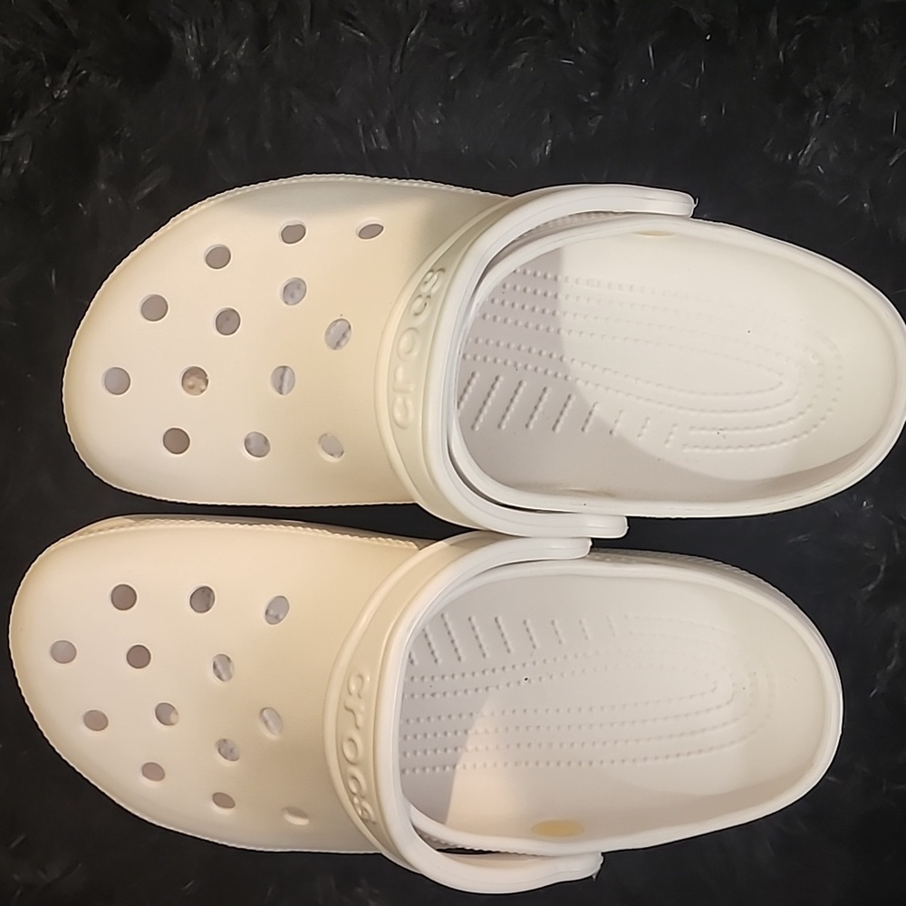 Classic White Crocs- Bad Bunny